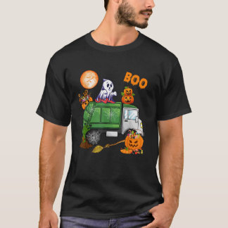 Spöke kör sopbil med godispåse snidad t shirt