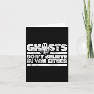 Spöke Litar Inte På Dig Paranormal Utredare Kort