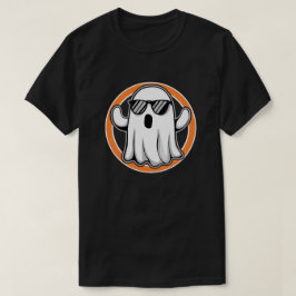 Spöke med solglasögon Halloween-anda T Shirt