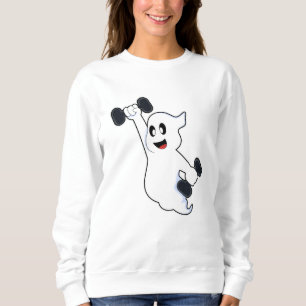 Spöke på styrketräning med hantlar t shirt