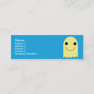 Spöke - smala mini visitkort