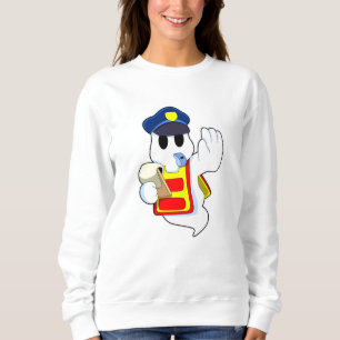 Spöke som polisman med visselpipa t shirt
