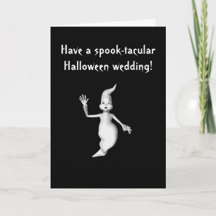"Spöke-tacularHalloween bröllop!", - Spöke Kort