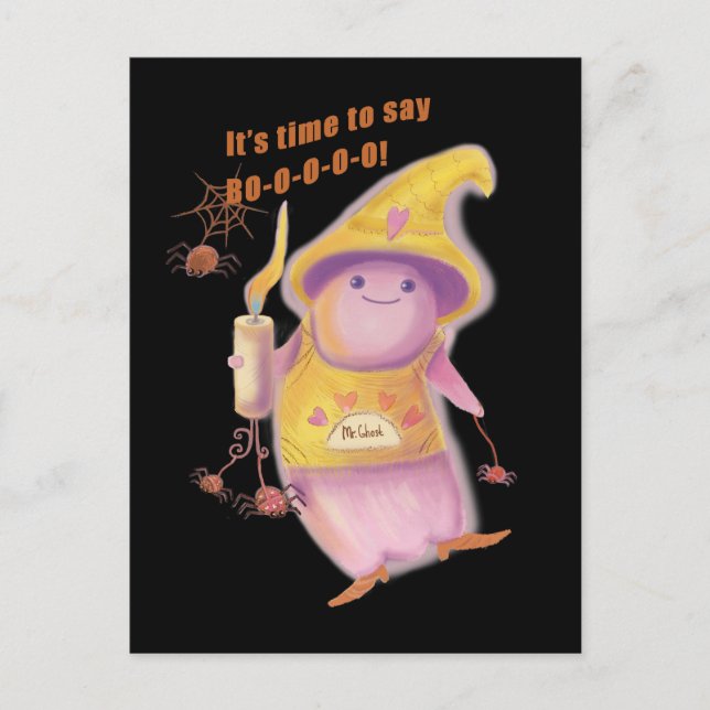 spöke vykort (Framsida)