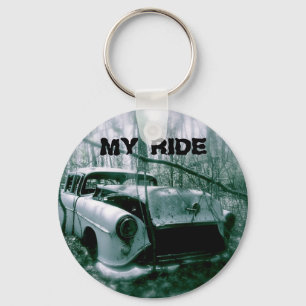 Spökebilkeychain Nyckelring