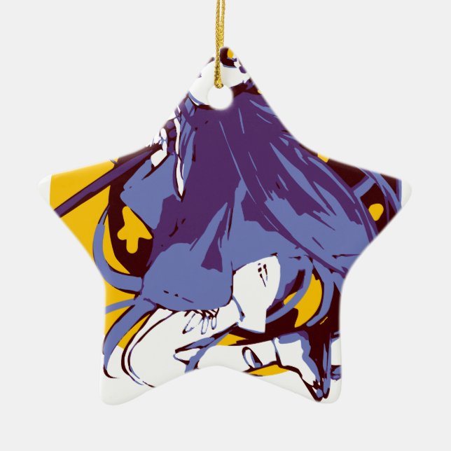 Spökeflicka Julgransprydnad Keramik (Framsidan)