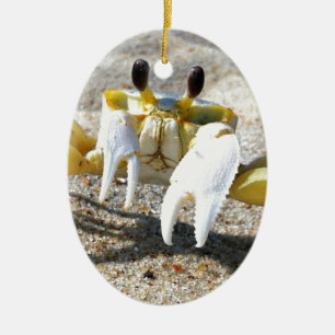 Spökekrabbaöverrrakning Julgransprydnad Keramik