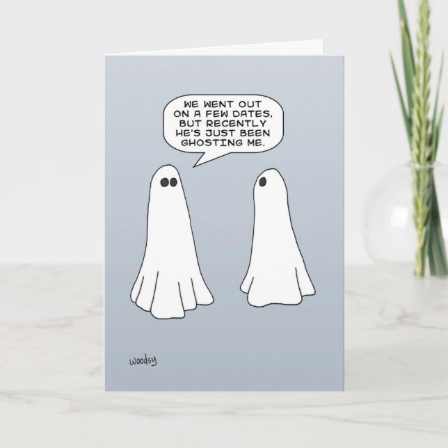 Spöken - Alla hjärtans dag. Kort (Framsida)