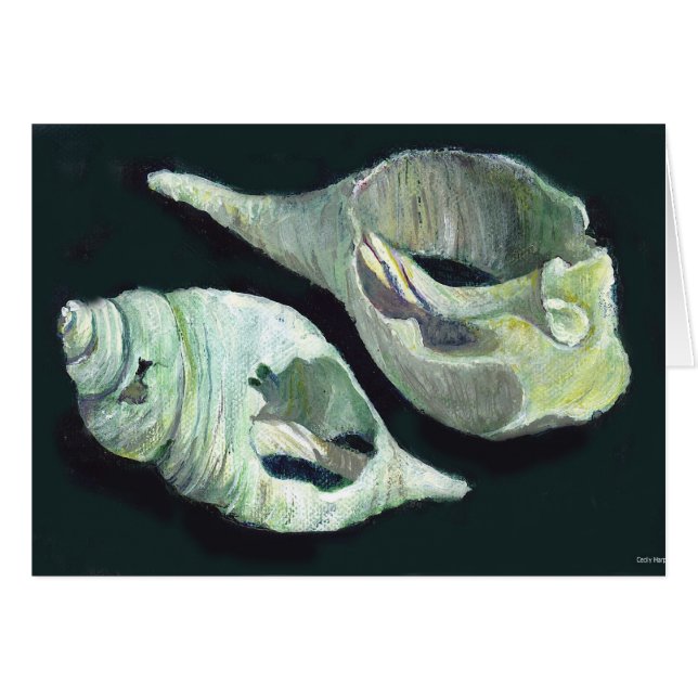 Spöken av cedertränyckeln hälsningskort (Framsidan Horizontal)