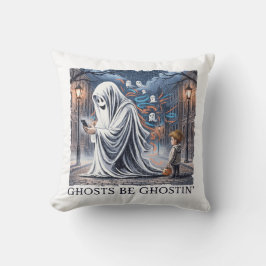 Spöken Be Ghostin" Kudde