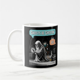Spöken Be Ghostin’ LOL Kaffemugg