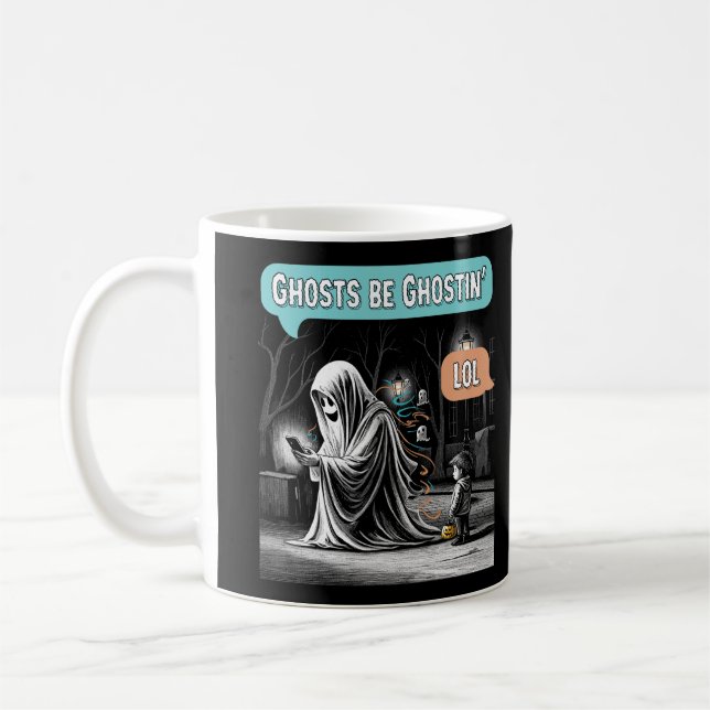 Spöken Be Ghostin’ LOL Kaffemugg (Vänster)