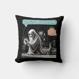 Spöken Be Ghostin’ LOL Kudde