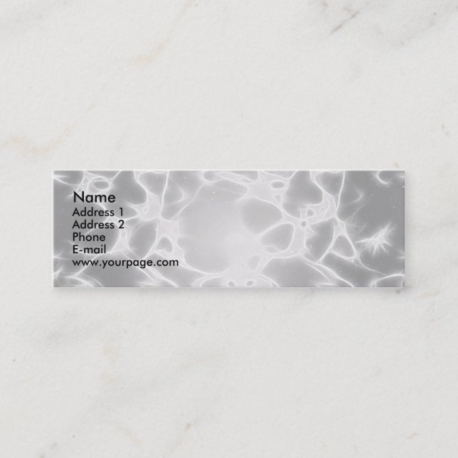 Spöken från det förflutna! mini visitkort (Framsida)