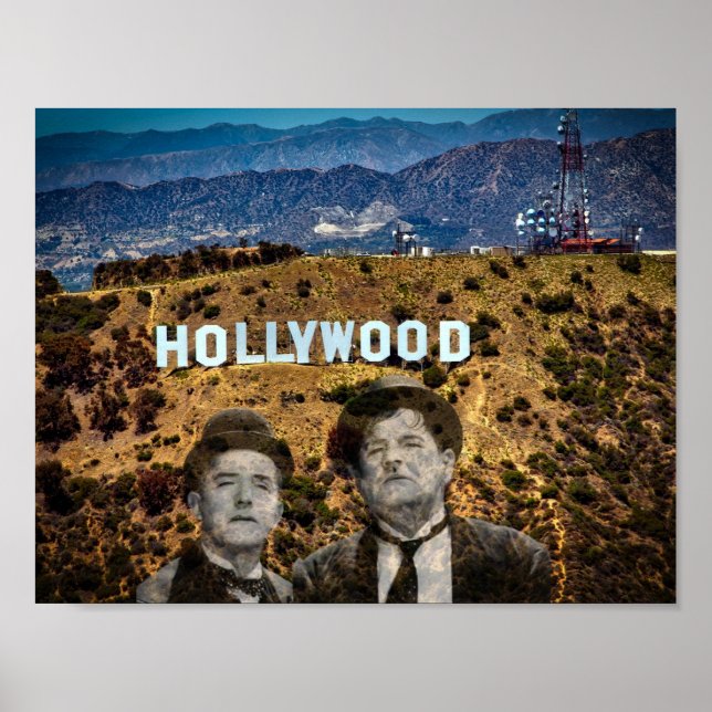 Spöken från Hollywood Poster (Framsidan)
