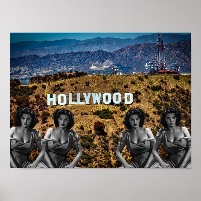 Spöken från Hollywood Poster (Framsidan)