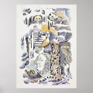 Spöken från Paul Nash: Vackert konst Poster