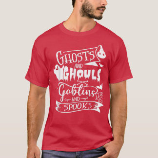 Spöken Goblins Ghouls Funny Women's Halloween 638 T Shirt