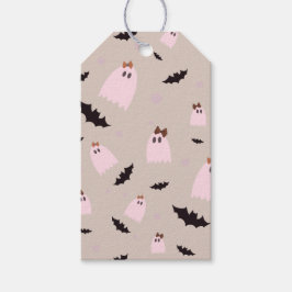 spöken Halloween bus eller godis Gift Märkres Presentetikett