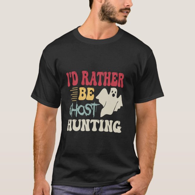 Spöken Hunter Paranormal Researcher Shirt Long Sle T (Framsida)