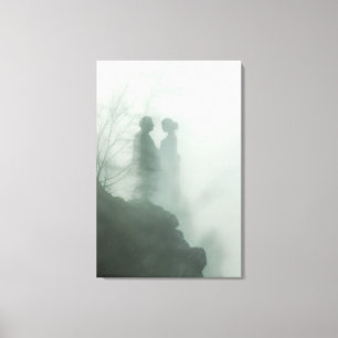 Spöken i Fog Canvastryck