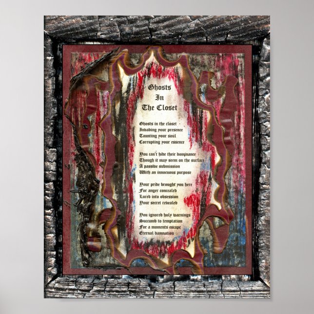 Spöken i garderoben poster (Framsidan)