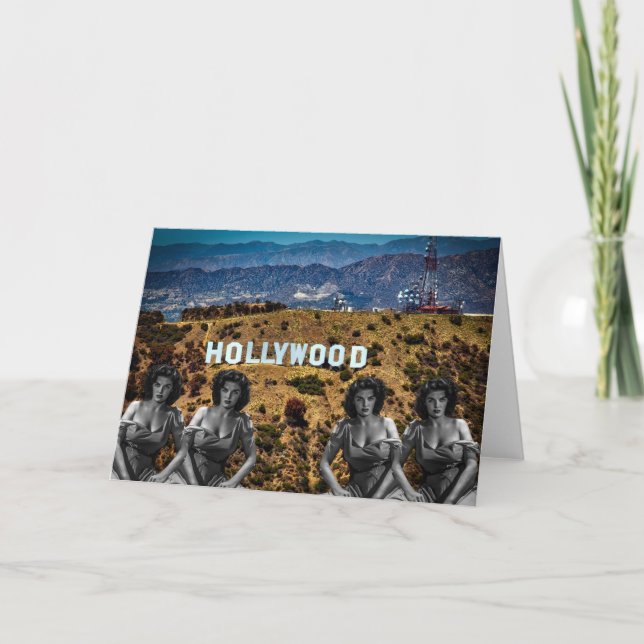Spöken i Hollywood Kort (Framsida)