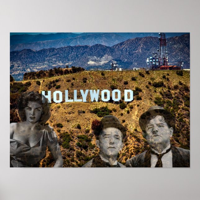 Spöken i Hollywood Poster (Framsidan)