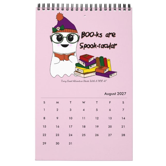 Spöken med nyckfullhet kalender (Aug 2027)