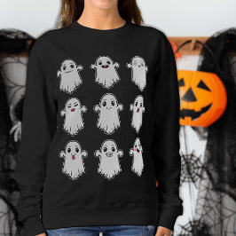 Spöken med olika ansiktsuttryck Halloween T Shirt
