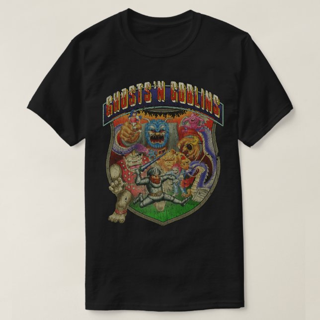 Spöken n Goblins 1985 T Shirt (Design framsida)