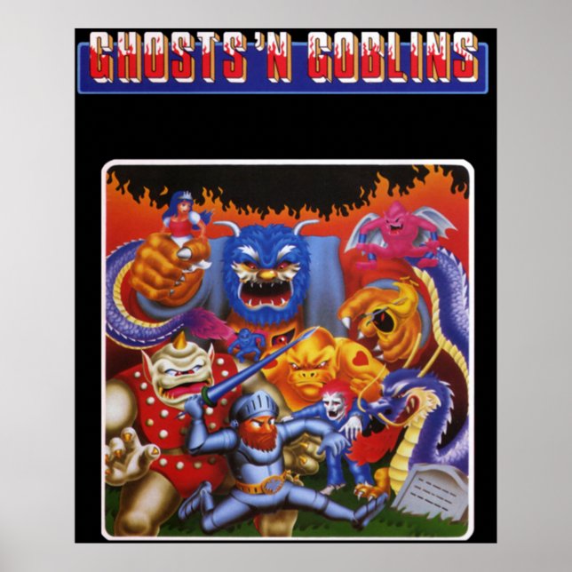 Spöken n Goblins Poster (Framsidan)