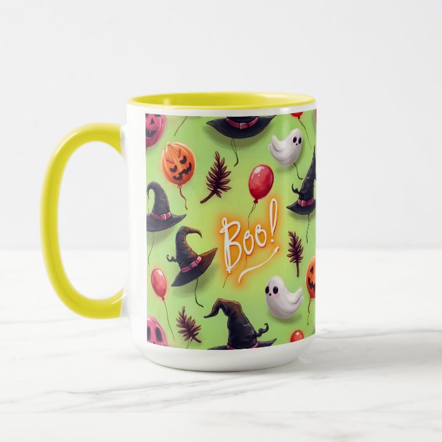 Spöken och ballonger, Halloween, av Natasha Us Mugg (Vänster)