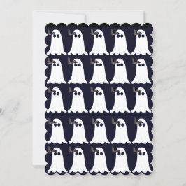 Spöken och fladdermöss Halloween-kort Julkort