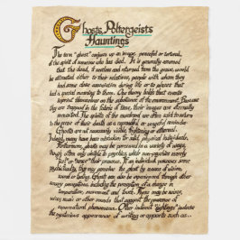 Spöken, polacker, hauntingar fleecefilt