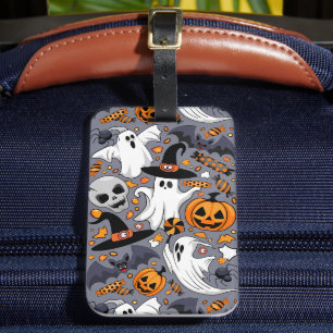 Spöken-talesman och Creepy Cute-monster Bagagebricka