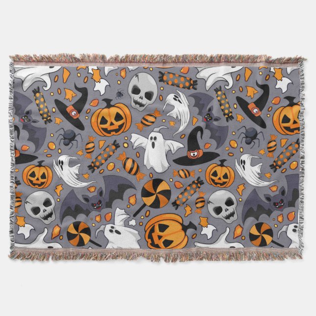 Spöken-talesman och Creepy Cute-monster Filt (Framsidan)
