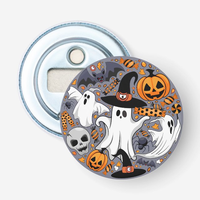 Spöken-talesman och Creepy Cute-monster Flasköppnare (Framsidan)