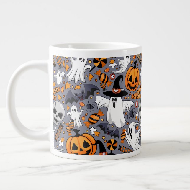 Spöken-talesman och Creepy Cute-monster Jumbo Mugg (Vänster)