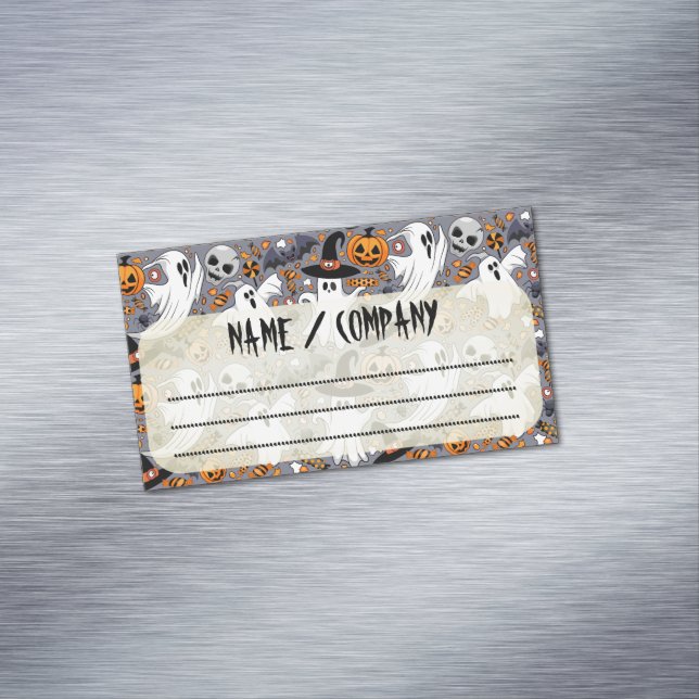 Spöken-talesman och Creepy Cute-monster Magnetiska Visitkort (In Situ)