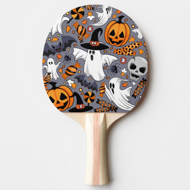 Spöken-talesman och Creepy Cute-monster Pingisracket (Framsidan)