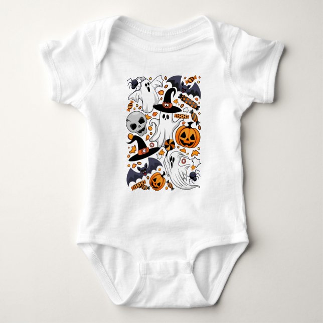 Spöken-talesman och Creepy Cute-monster T Shirt (Framsida)