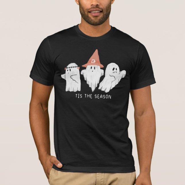 Spöken Tis säsongen är nära Halloween T Shirt (Framsida)