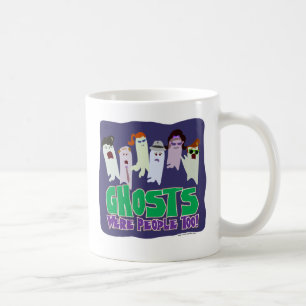 Spöken var People Illustrated Halloween Slogan Kaffemugg