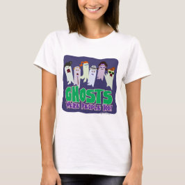 Spöken var Tecknad konst för Slogan T-shirt
