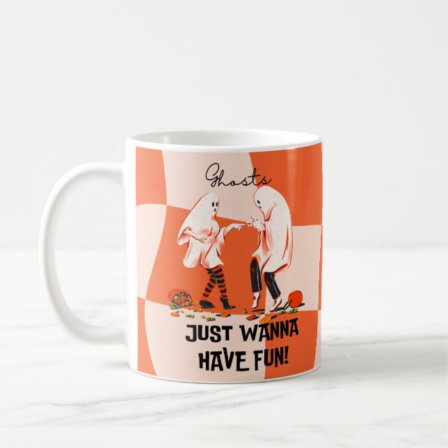 Spöken vill bara att Roligten ska spelas upp Kaffemugg (Vänster)