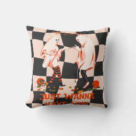 Spöken vill bara ha Roligt Halloween Kudde