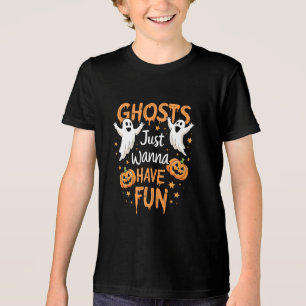 Spöken vill bara ha Roligt Taloky Halloween Ghost T Shirt