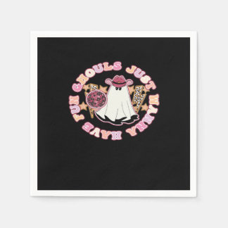 Spöken Vill Ha Kul (Västerländsk Halloween) Pappersservett