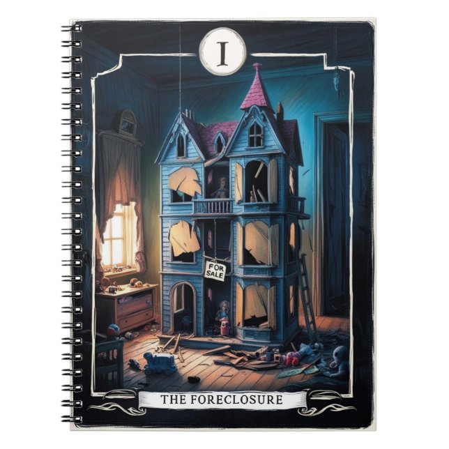 Spöken vill ut, Tarot Anteckningsbok (Framsidan)